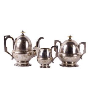 Russian silver tea service — image 1