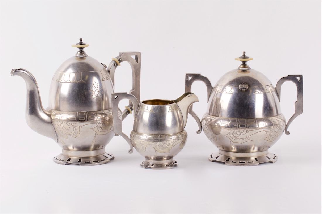 Russian silver tea service — image 3