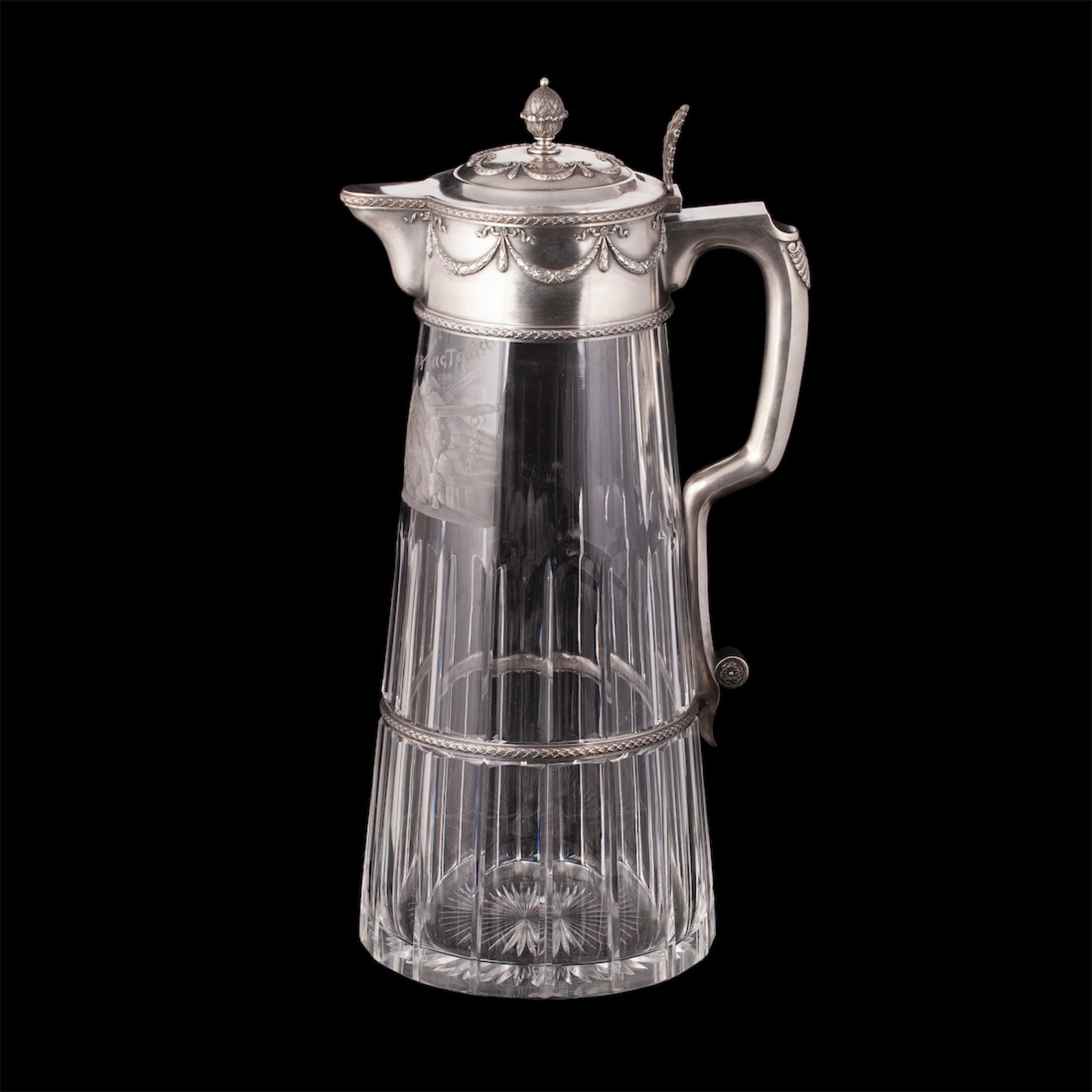 An unusual Russian carafe "Bogatyr zastava" — image 1