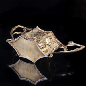 A decorative silver-gilt vase. Baccarat — image 5