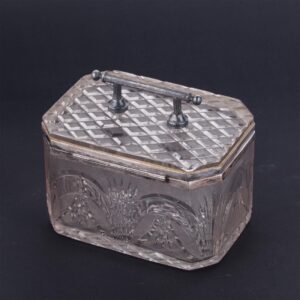Russian silver and cut-crystal casket — image 3