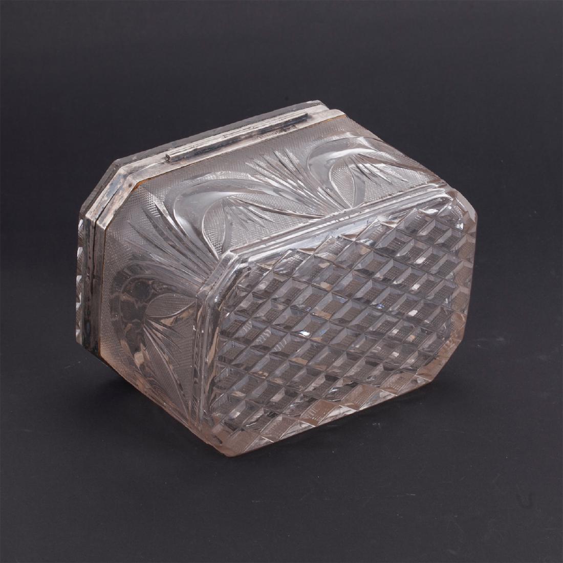 Russian silver and cut-crystal casket — image 4