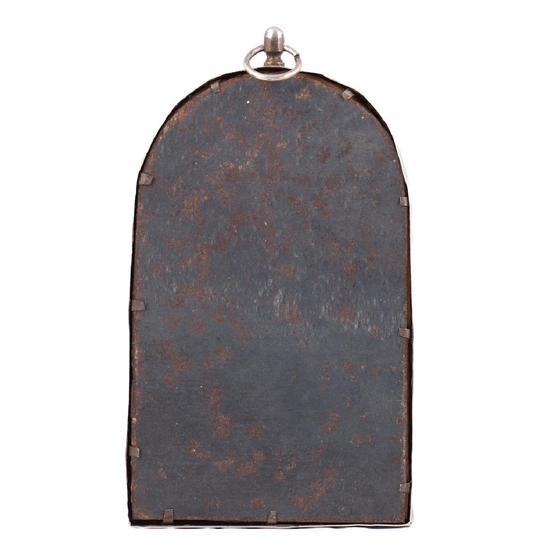 Travel icon of Saint Spiridon in silver riza — image 3