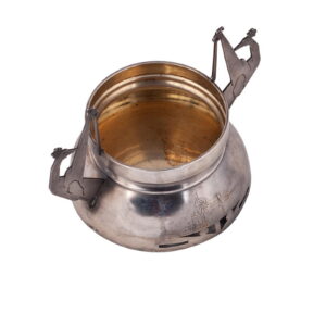 An interesting silver-gilt Art Nouveau vase — image 3