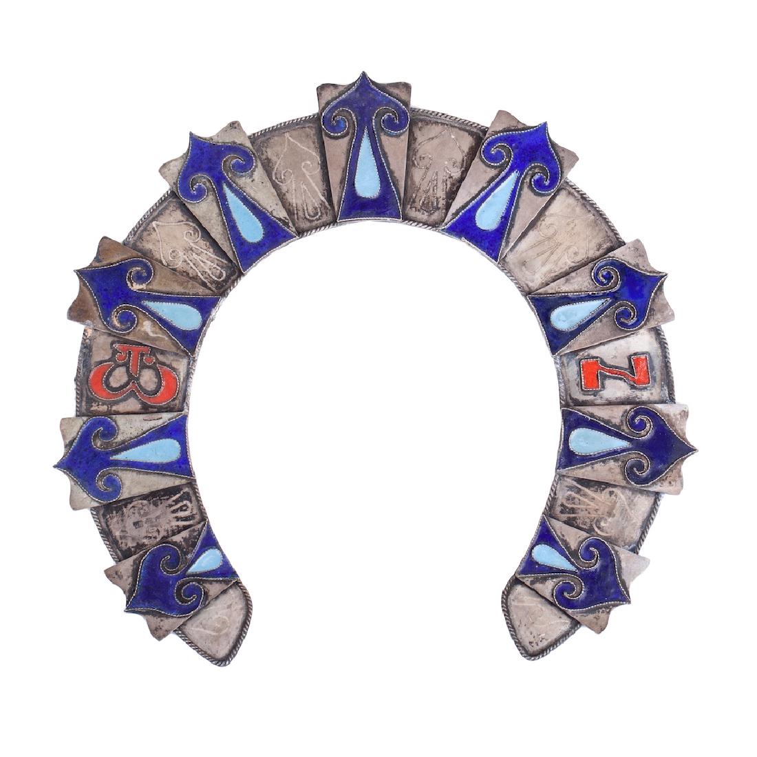 Russian silver icon riza crown — image 1