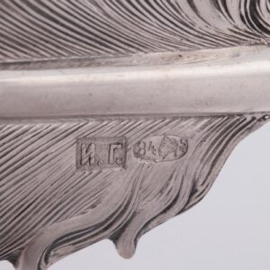 Russian silver pair of pen holders — image 5