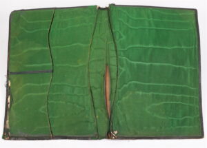 Ã Faberge silver and leather neo rococo folio — image 4