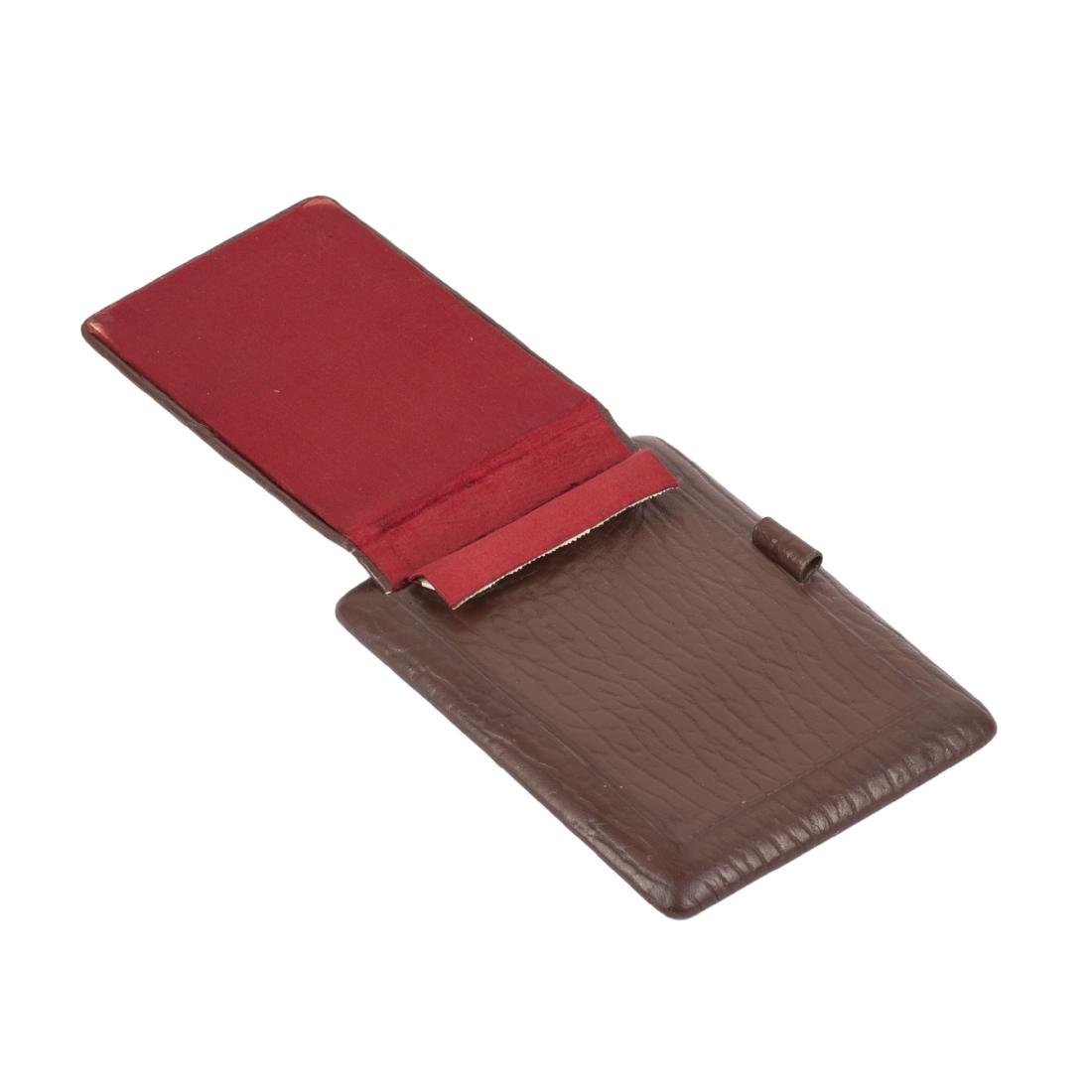 Russain silver and leather notepad "Bogatyr" — image 4