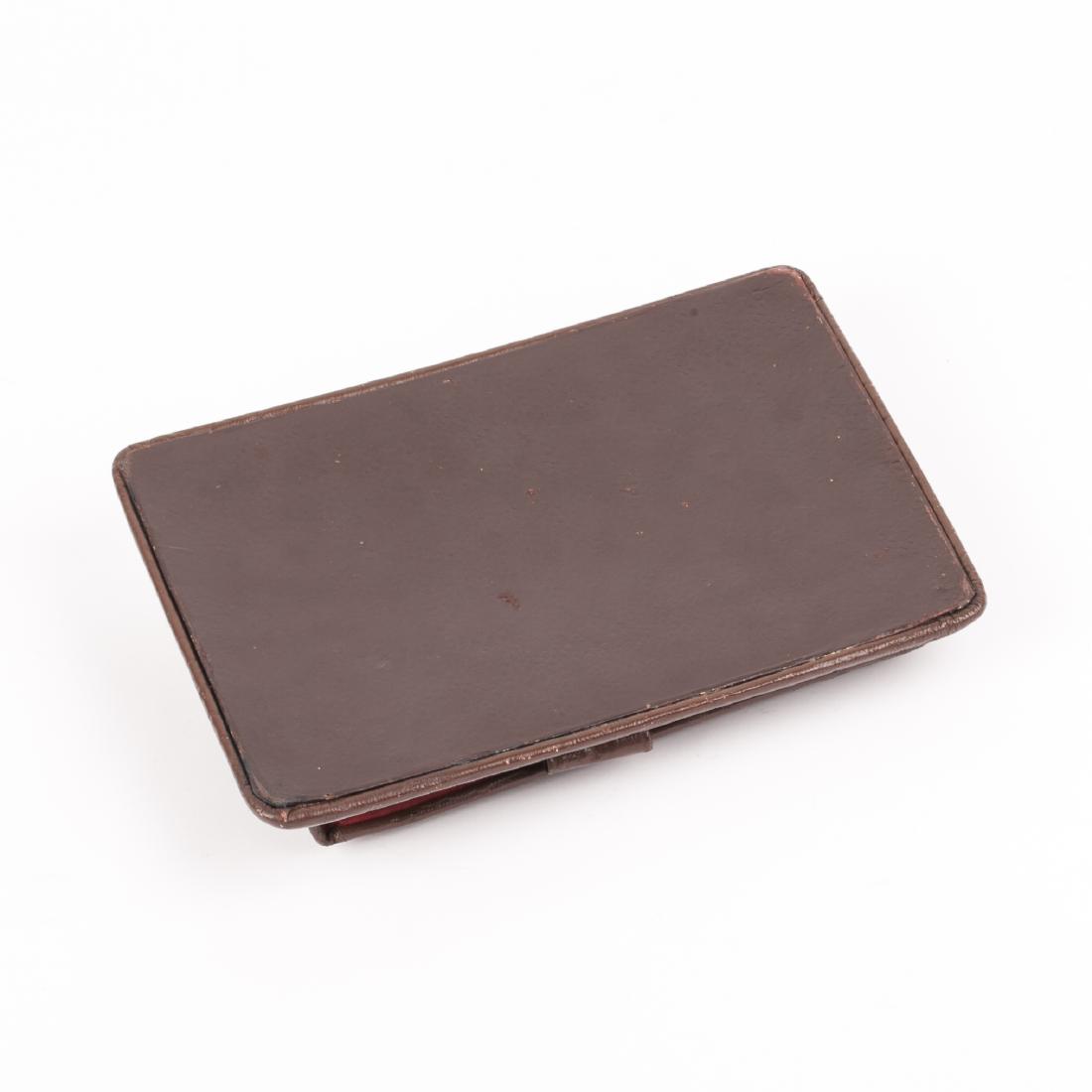 Russain silver and leather notepad "Bogatyr" — image 5