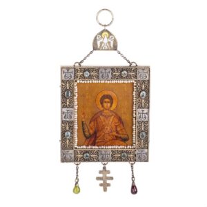 Very Rare Russian travel icon of Saint George — image 1