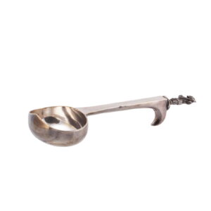 A Russian silver-plated kovsh with a cast figure — image 5