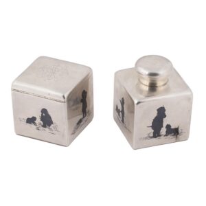 Extremely rare pair of tea caddies by Faberge — image 4
