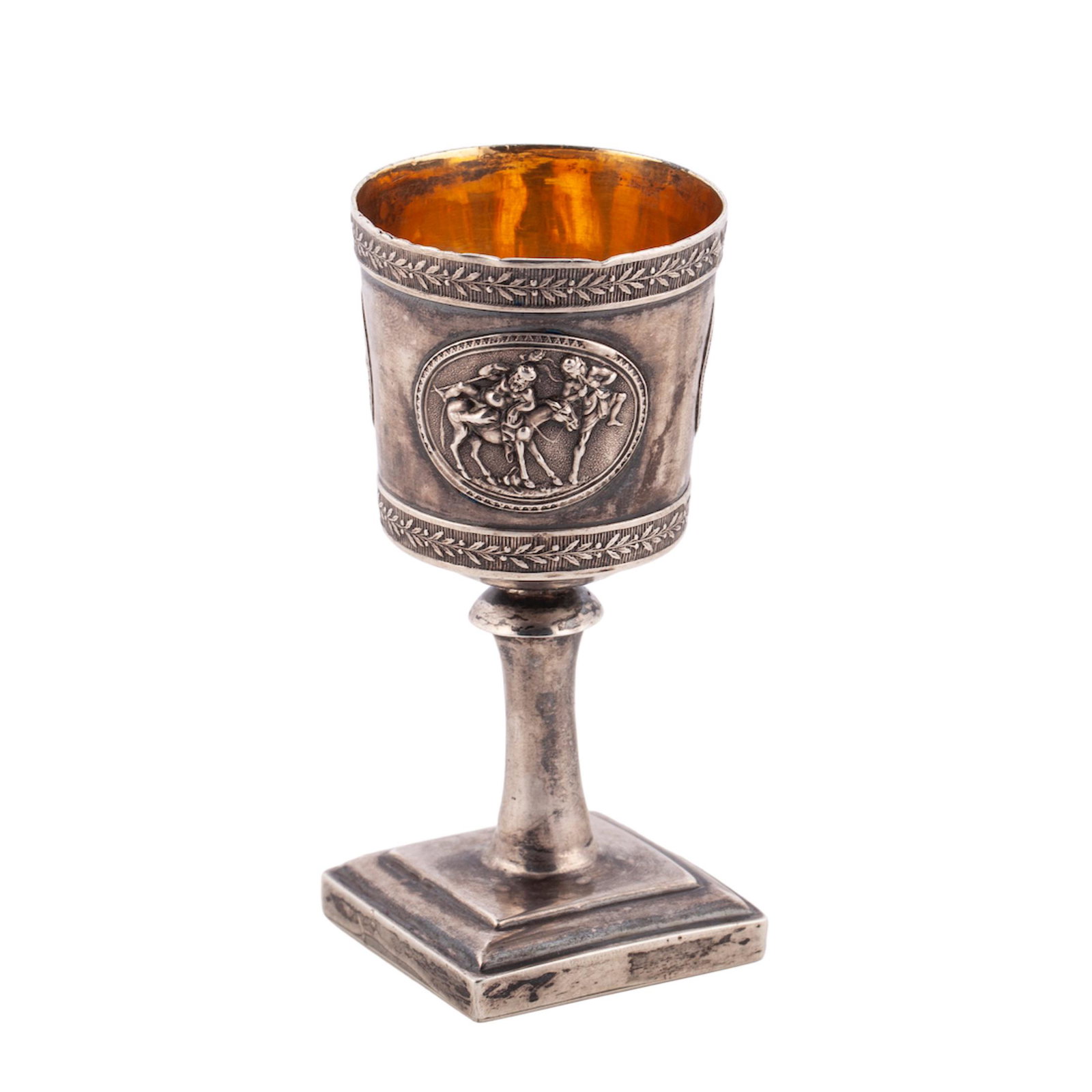 A Russian silver beaker on a leg — image 2
