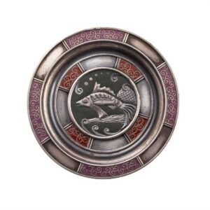 An unusual Faberge en plein enamel dish — image 1