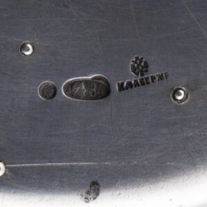 An unusual Faberge en plein enamel dish — image 3