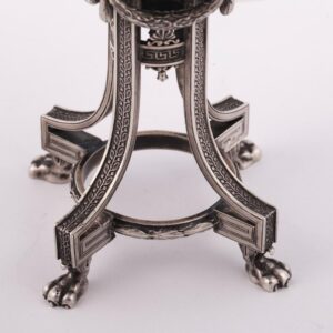 Faberge silver-gilt neoclassical vase — image 2