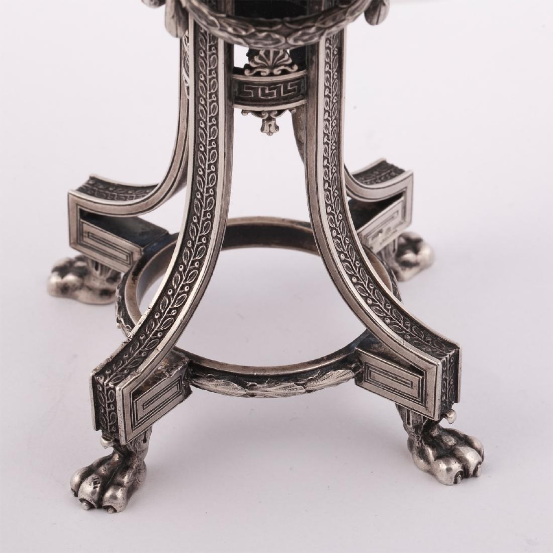 Faberge silver-gilt neoclassical vase — image 2