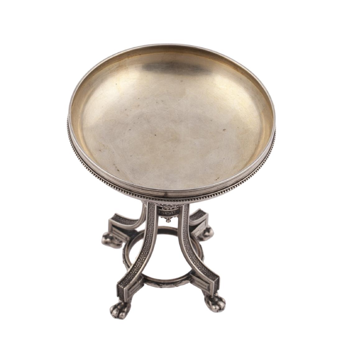 Faberge silver-gilt neoclassical vase — image 3