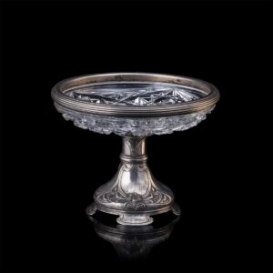A Russian silver-gilt and cut-glass vase. — image 1