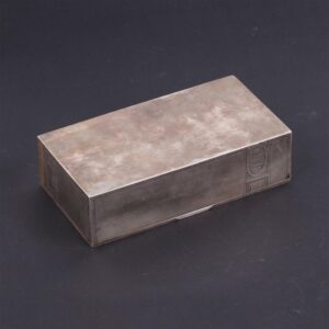 Russian silver-gilt cigar box "Let's smoke! — image 4