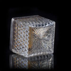 A rare Faberge silver-gilt, cut-glass casket — image 5