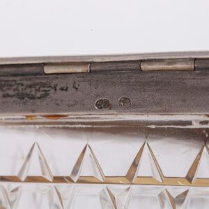 A rare Faberge silver-gilt, cut-glass casket — image 7