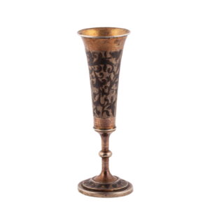 A Russian silver and niello champagne flute — image 2
