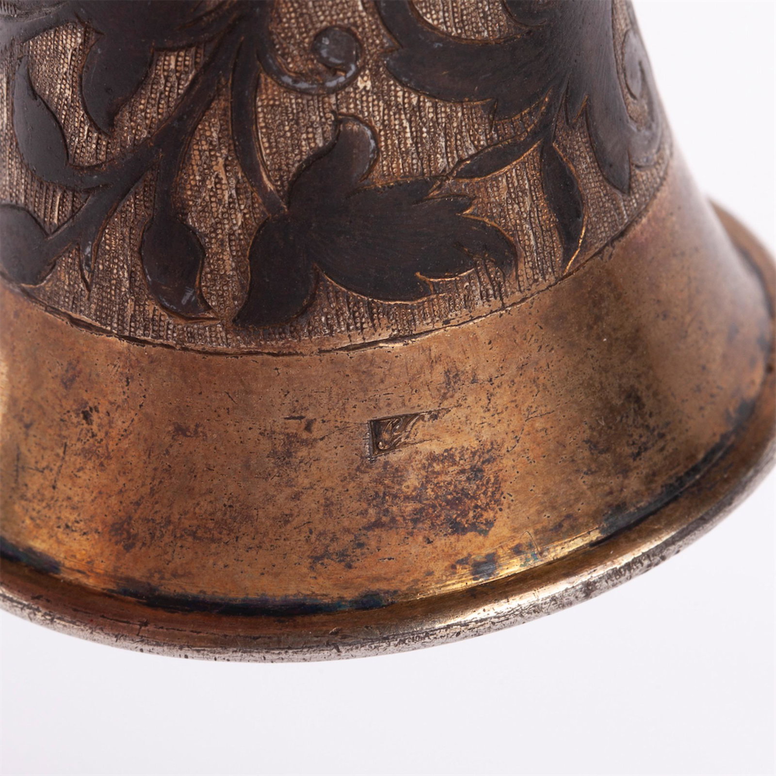 A Russian silver and niello champagne flute — image 5