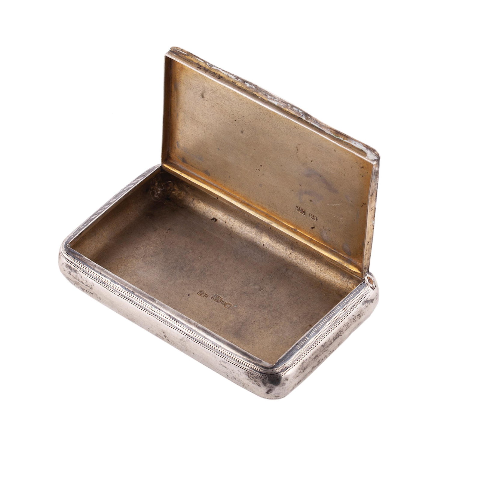 A Russian silver-gilt and niello cigarette case — image 2