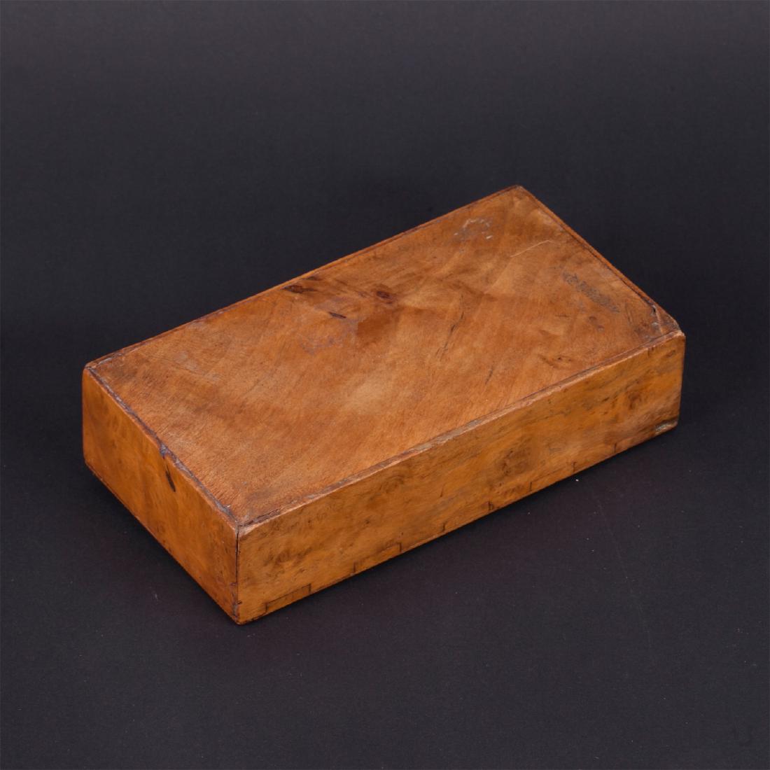 Russian cast silver and wood memorial box — image 5