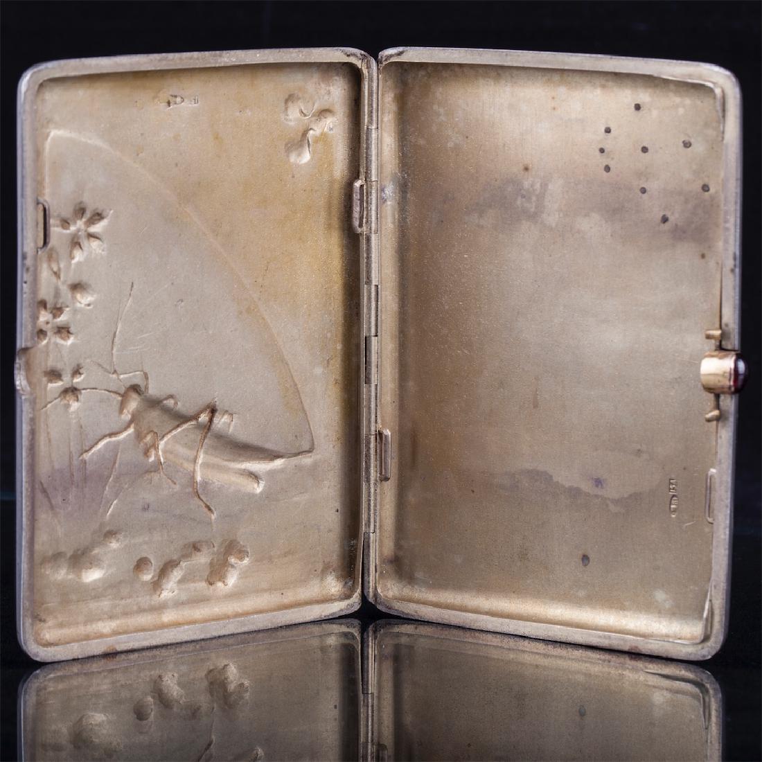 Russian Art Nouveau cigarette case — image 4