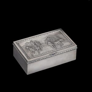 Russian cigar box "On the Way To a Fair" — image 1