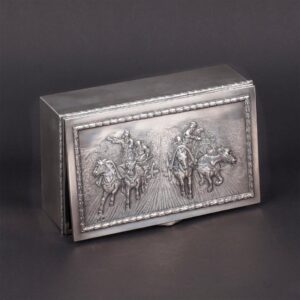 Russian cigar box "On the Way To a Fair" — image 2