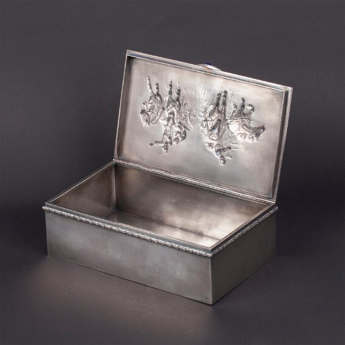 Russian cigar box "On the Way To a Fair" — image 3