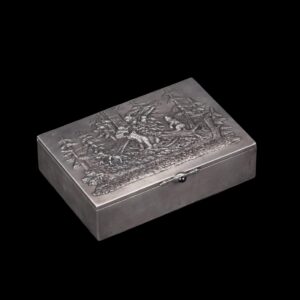 Russian cigar box "Morning In the Pine Forest" — image 1