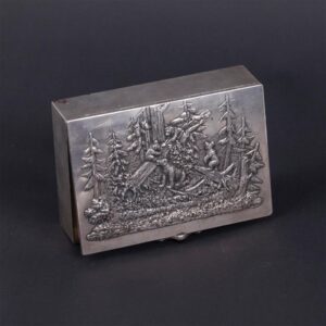 Russian cigar box "Morning In the Pine Forest" — image 2
