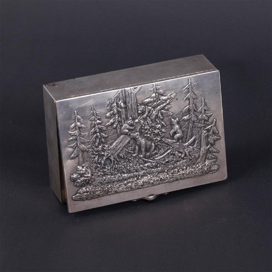 Russian cigar box "Morning In the Pine Forest" — image 2