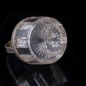 A Faberge silver and crystal candy bowl — image 4