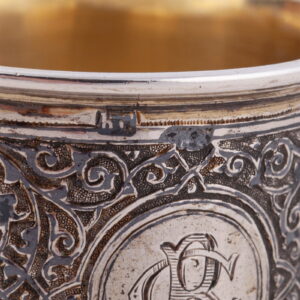 A Russian silver-gilt and niello napkin ring — image 3