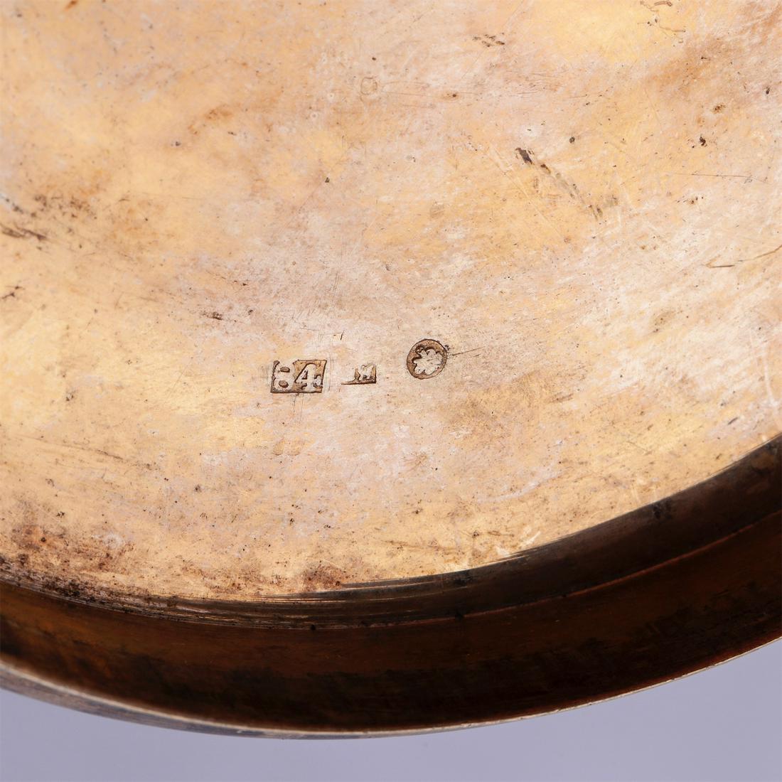 A Russian silver-gilt seal box. Moscow — image 4