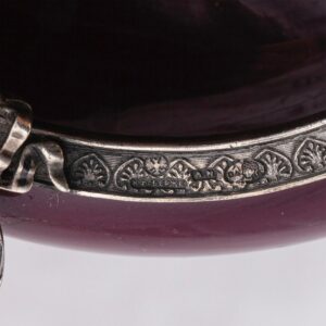 A Rare Faberge silver and porcelain vase — image 4