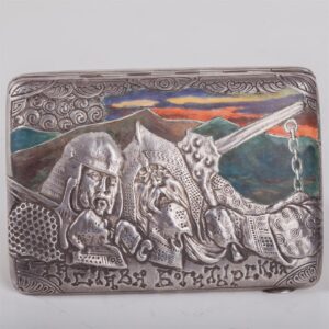 Russian silver cigarette case — image 4