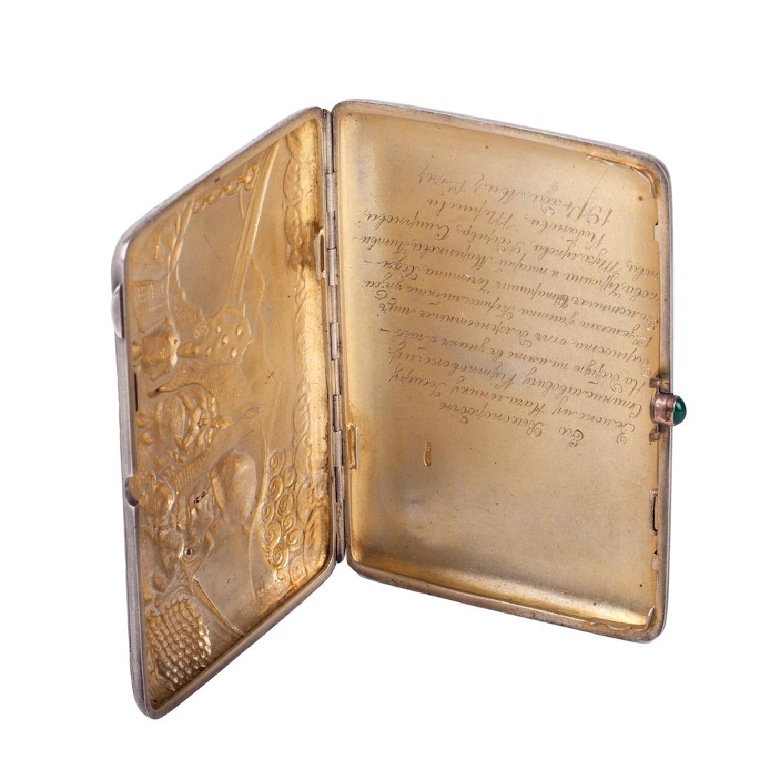 Russian silver cigarette case — image 5
