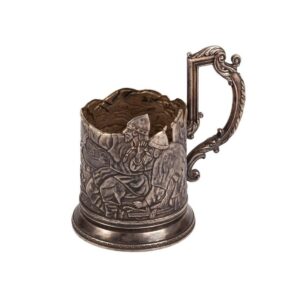 A Russian "Bogatir Zastava" glass holder — image 1