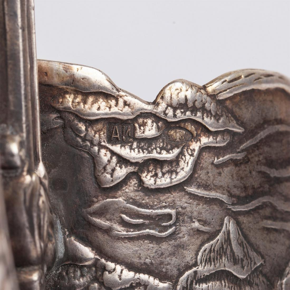 A Russian "Bogatir Zastava" glass holder — image 7