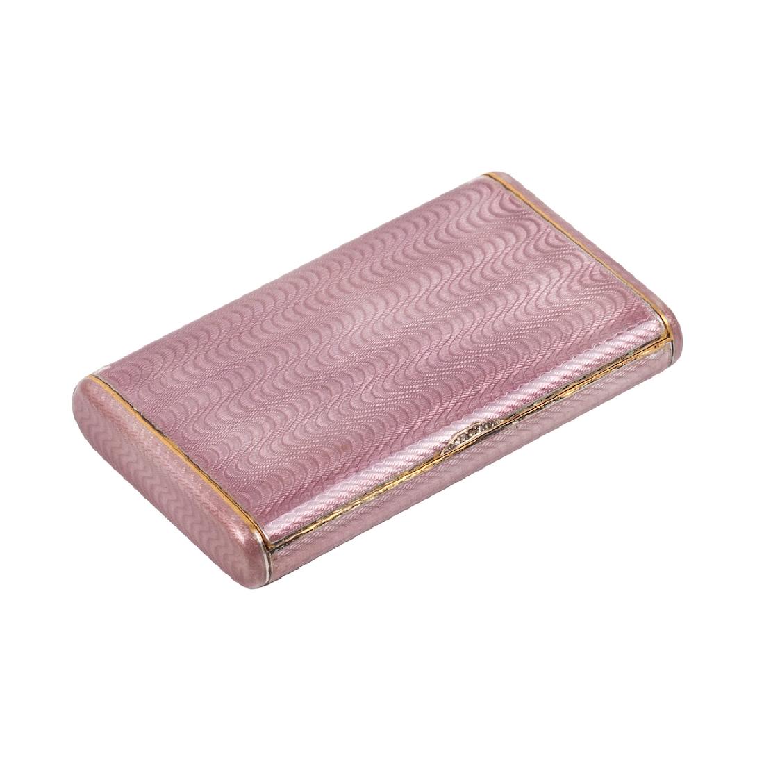 Russian silver-gilt cigarette case — image 1