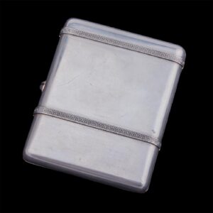 Unusual silver-gilt Faberge cigarette case — image 2