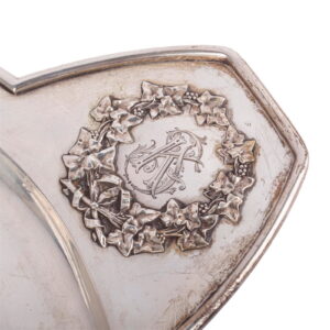 A massive Russian silver tray. Lorie — image 2