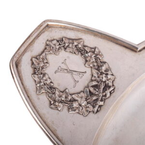 A massive Russian silver tray. Lorie — image 3