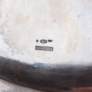 A massive Russian silver tray. Lorie — image 5